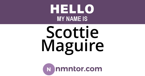 Scottie Maguire