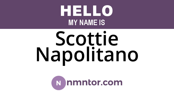 Scottie Napolitano