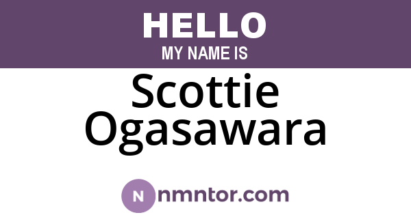 Scottie Ogasawara