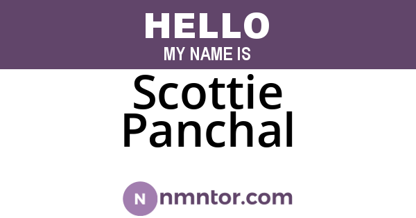 Scottie Panchal