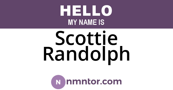 Scottie Randolph