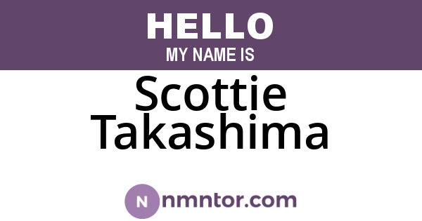 Scottie Takashima