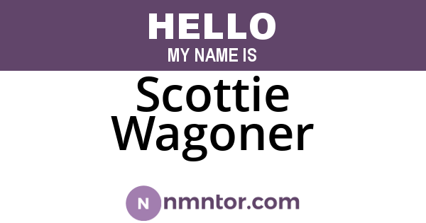 Scottie Wagoner
