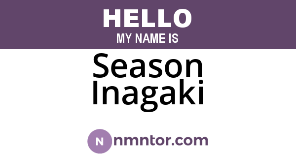 Season Inagaki