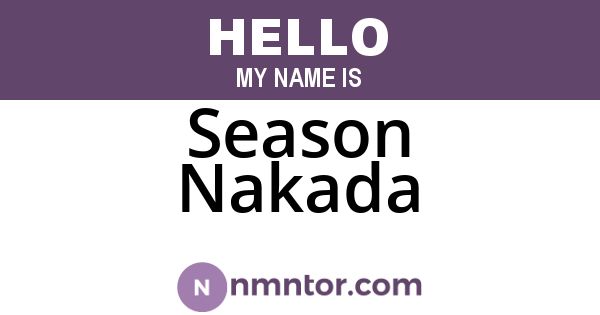 Season Nakada