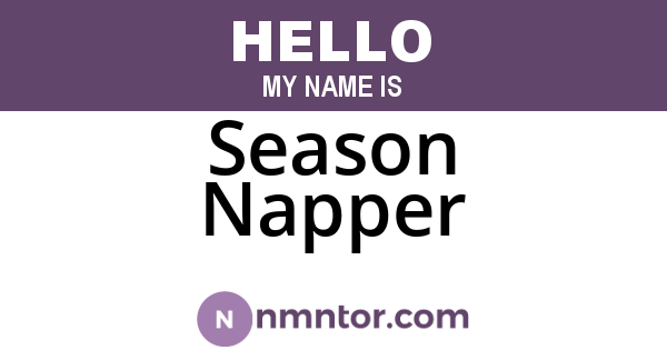Season Napper