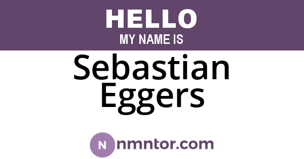 Sebastian Eggers