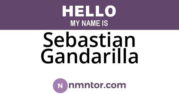 Sebastian Gandarilla