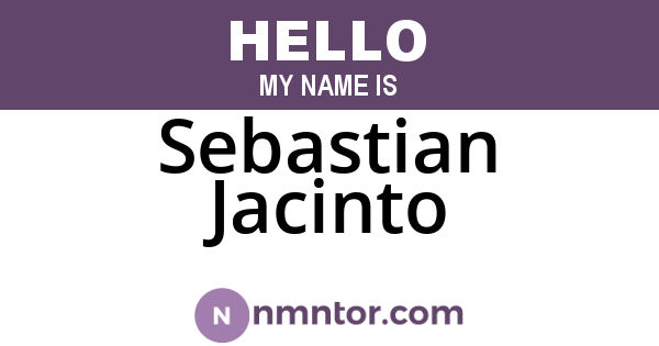 Sebastian Jacinto