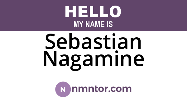 Sebastian Nagamine