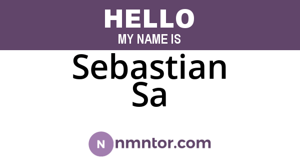 Sebastian Sa