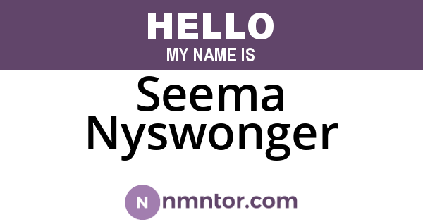 Seema Nyswonger