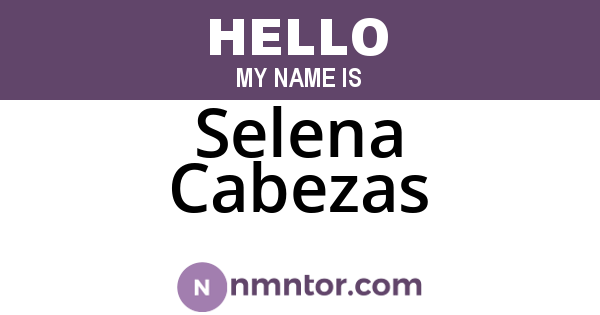 Selena Cabezas