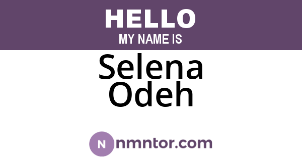 Selena Odeh
