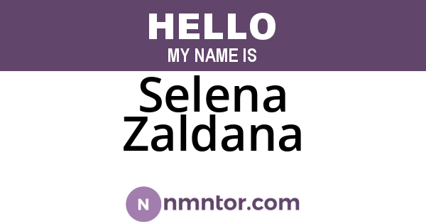 Selena Zaldana