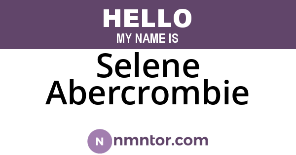 Selene Abercrombie
