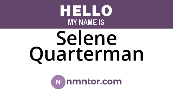 Selene Quarterman