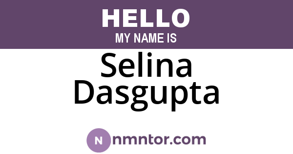 Selina Dasgupta