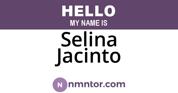 Selina Jacinto