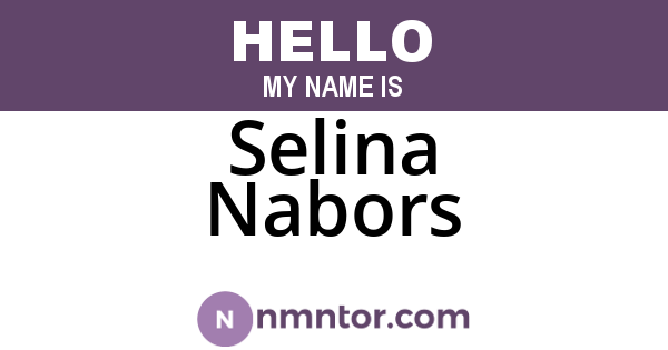 Selina Nabors