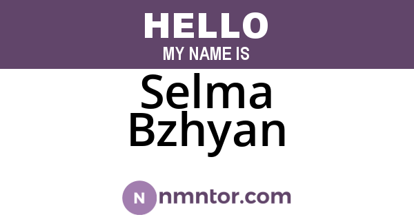 Selma Bzhyan