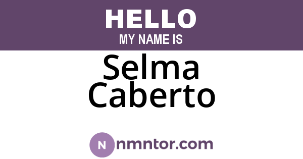Selma Caberto