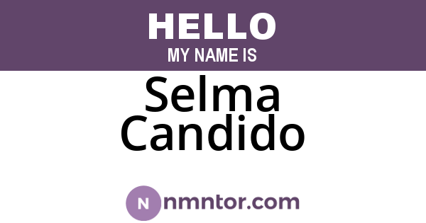Selma Candido
