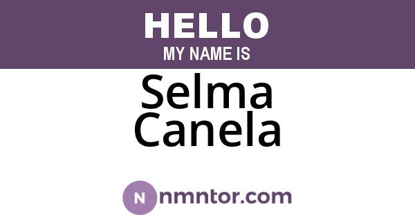 Selma Canela