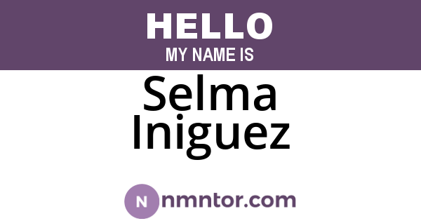 Selma Iniguez