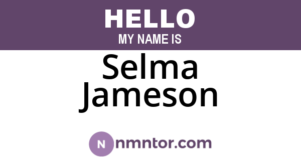 Selma Jameson