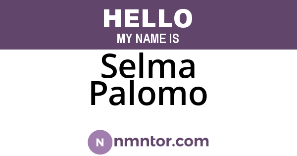 Selma Palomo