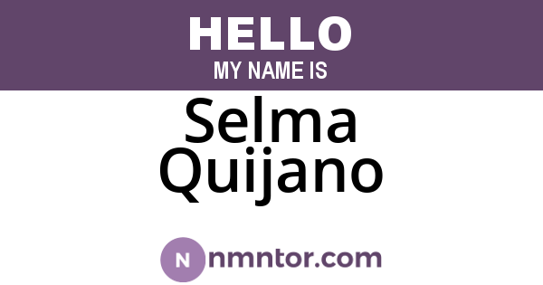 Selma Quijano