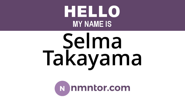 Selma Takayama