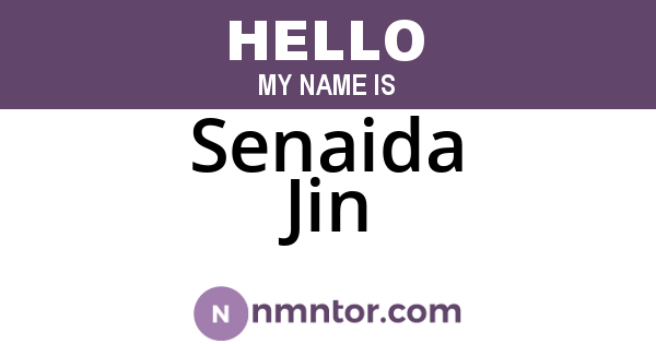 Senaida Jin