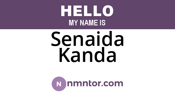 Senaida Kanda