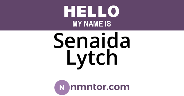 Senaida Lytch