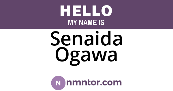 Senaida Ogawa
