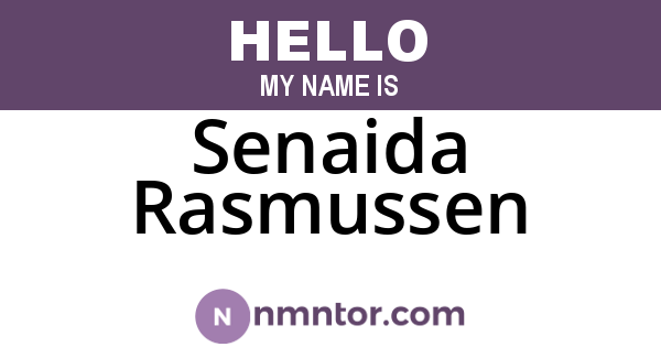 Senaida Rasmussen