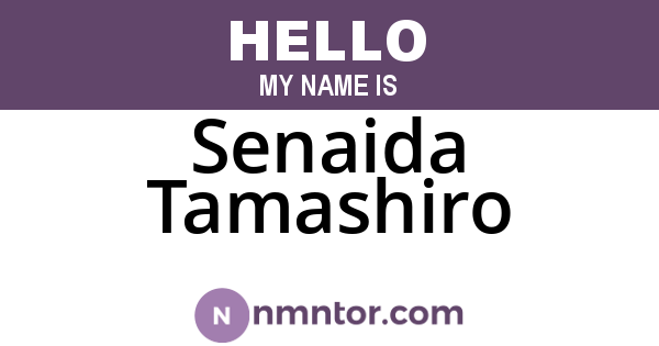 Senaida Tamashiro