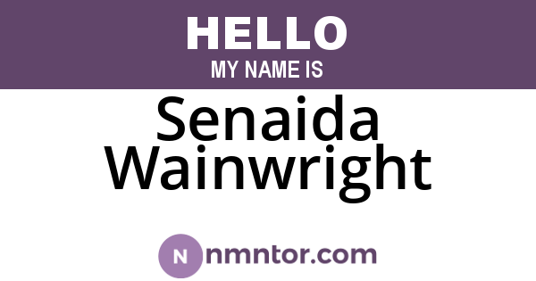 Senaida Wainwright