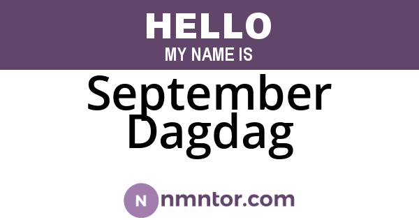 September Dagdag