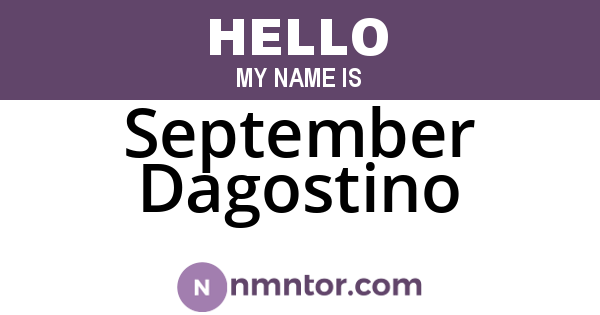 September Dagostino