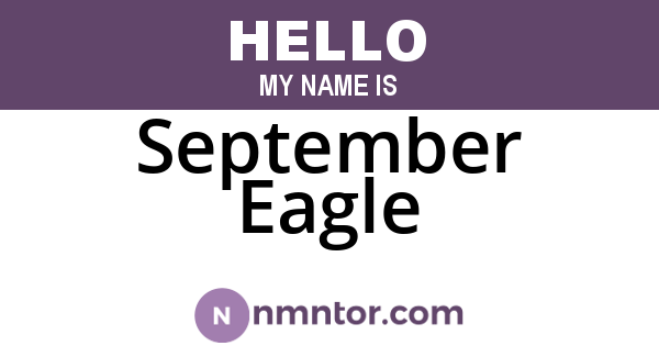 September Eagle