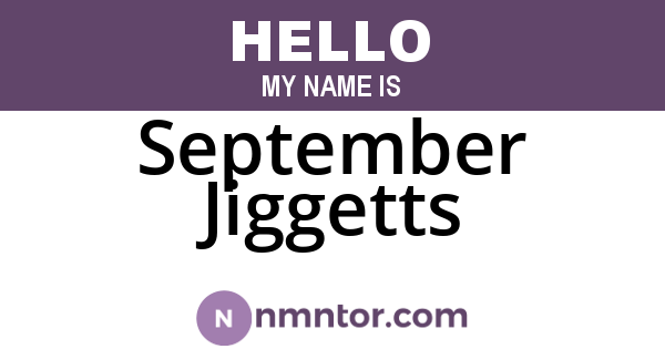 September Jiggetts