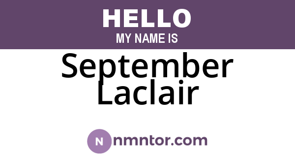 September Laclair