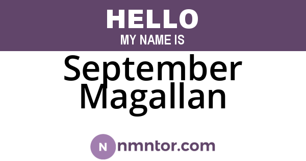 September Magallan