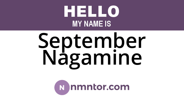 September Nagamine
