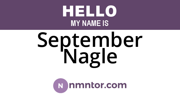 September Nagle