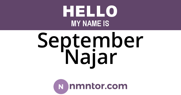 September Najar