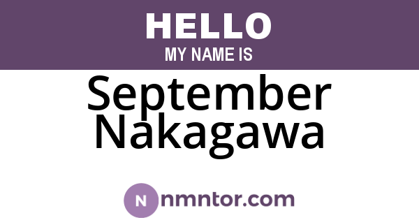September Nakagawa